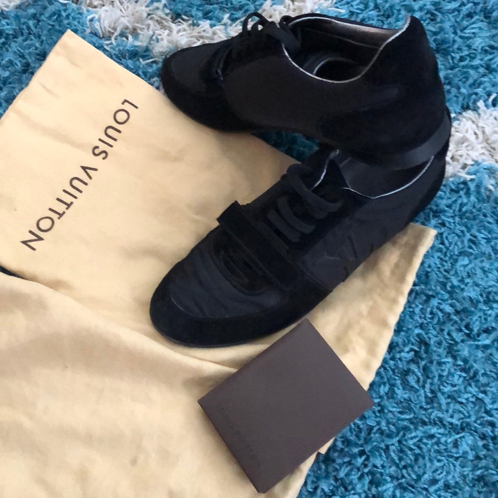 Louis Vuitton - Patent Strap Tennis Shoes